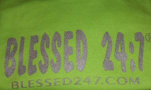 CLOSEOUT Blessed 24:7 T-shirt Sale Sizes 2XL / 3XL FREE SHIPPING