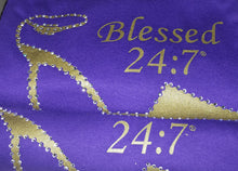 Load image into Gallery viewer, CLOSEOUT Blessed 24:7 T-shirt Sale Walking In... FREE SHIPPING