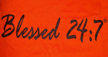 Load image into Gallery viewer, CLOSEOUT Blessed 24:7 ®️T-shirt Sale YOUTH Medium FREE SHIPPING