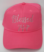 Load image into Gallery viewer, Blessed 24:7 BLING Crystal Rhinestone Hats FREE SHIPPING