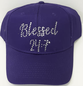 Blessed 24:7 BLING Crystal Rhinestone Hats FREE SHIPPING