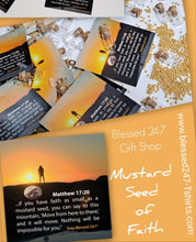 Load image into Gallery viewer, Mustard Seed FAITH Gift (sold in sets of 5) FREE SHIPPING