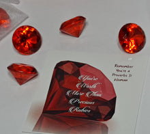 Load image into Gallery viewer, You&#39;re Worth More Than Precious Rubies Gift (sold in sets of 5) FREE SHIPPING