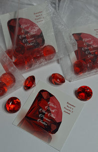 You're Worth More Than Precious Rubies Gift (sold in sets of 5) FREE SHIPPING