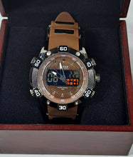 Load image into Gallery viewer, Men&#39;s Stylish Watch Gift Set with Best Dad Ever Plaque FREE SHIPPING