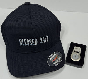 Men's Stylish Watch/Money Clip & Hat Gift Set FREE SHIPPING