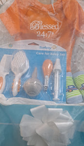 Blessed 24:7 Baby Onesie Orange Gift Set FREE SHIPPING