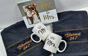 Blessed 24:7 Wedding Gift Set (black) FREE SHIPPING