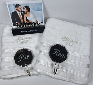 Blessed 24:7 Anniversary/Wedding Towel (Gift Set) FREE SHIPPING