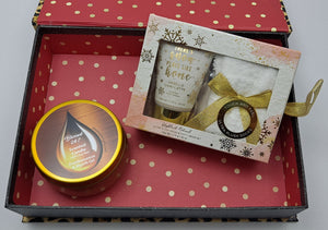 Ladies Pamper Foot Care with Scented Candle & Gift Box FREE SHIPPING