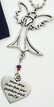 Load image into Gallery viewer, Car Charm-Angel On Heart w/Chain FREE SHIPPING