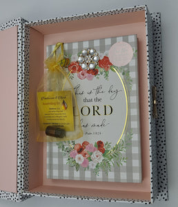 Journal □ Anointing Oil □ Gift Box (Today is the day) FREE SHIPPING