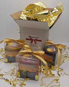 Blessed 24:7 Candle (soy) with Frankincense & Myrrh Oil Gift Set FREE SHIPPING