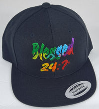 Load image into Gallery viewer, Blessed 24:7 Snapback Caps FREE SHIPPING