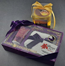 Load image into Gallery viewer, Ladies (purple) Pamper Foot Care with Scented Candle &amp; Gift Box FREE SHIPPING