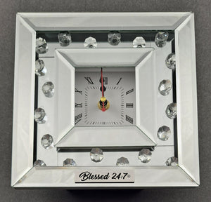 Blessed 24:7 Clock/Box 2pc Gift Set FREE Shipping