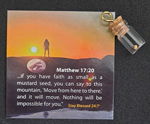 Load image into Gallery viewer, Mustard Seed FAITH Gift FREE SHIPPING (5pcs)