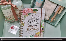 Load image into Gallery viewer, GIFT BOX SET Self Care Gift Set Journal (be still and know) Plus More...