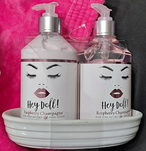 Blessed 24:7 Ladies Self Care Spa Dark Pink Velour Spa Wrap (Hello Doll) Gift Set plus more... FREE SHIPPING