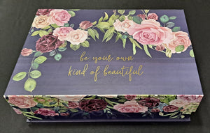 GIFT BOX SET Ladies Self Care Spa Gift Set Light Pink Velour