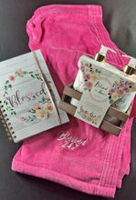 Load image into Gallery viewer, Blessed 24:7 Ladies Self Care Spa Wrap (Dark Pink) Gift Set plus more... FREE SHIPPING