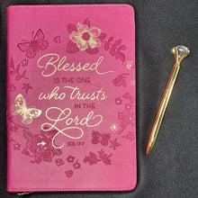 Load image into Gallery viewer, Journal &amp; Pen Gift Set Blessed is... (FREE Shipping)