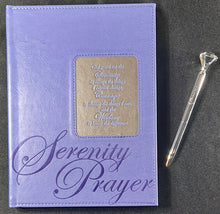 Load image into Gallery viewer, Journal &amp; Pen Gift Set Serenity Prayer (FREE Shipping)