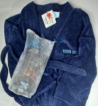Load image into Gallery viewer, Men&#39;s Bath Robe Gift Set Navy #2 FREE SHIPPING