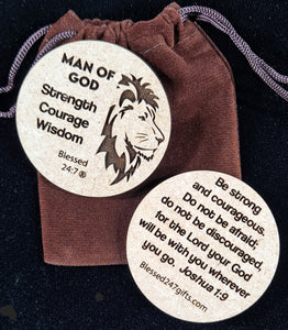 Blessed 24:7®️ Man of God Keepsake Coin FREE SHIPPING