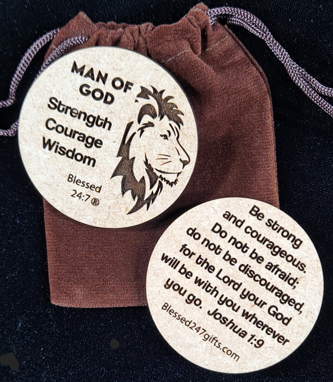 Blessed 24:7®️ Man of God Keepsake Coin FREE SHIPPING
