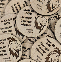 Load image into Gallery viewer, Blessed 24:7®️ Man of God Keepsake Coin FREE SHIPPING