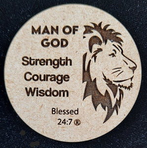 Blessed 24:7 Man of God Keepsake Coin FREE SHIPPING