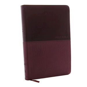 Holy Bible New King James Burgundy Leathersoft