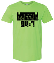 Load image into Gallery viewer, Blessed 24:7 (ASL) T-shirts - Unisex Sign Language FREE SHIPPING