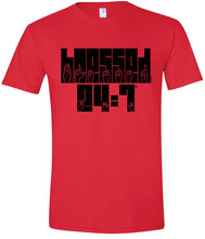 Load image into Gallery viewer, Blessed 24:7 (ASL) T-shirts - Unisex Sign Language FREE SHIPPING