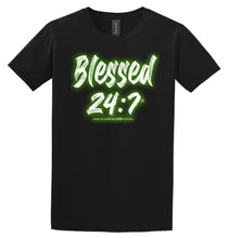 Load image into Gallery viewer, Blessed 24:7®️ Glow In The Dark T-shirt (Unisex) FREE SHIPPING