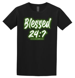 Blessed 24:7®️ Glow In The Dark T-shirt (Unisex) FREE SHIPPING
