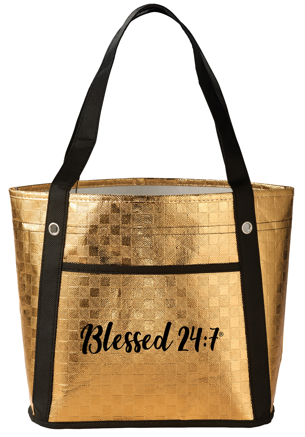 Blessed 24:7 Metallic Mini Tote FREE SHIPPING
