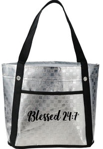 Blessed 24:7 Metallic Mini Tote FREE SHIPPING