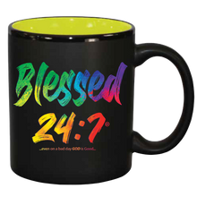 Load image into Gallery viewer, Blessed 24:7 Blanket &amp; Mug Gift Set FREE Shipping