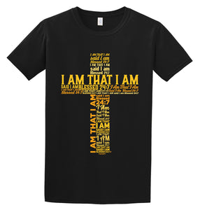 Blessed 24:7 (I AM THAT I AM) Unisex T-shirt Black FREE SHIPPING