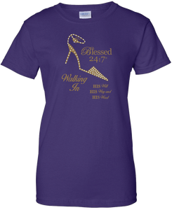 Ladies walking t shirts top