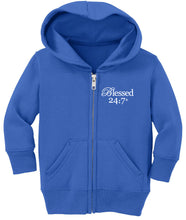 Load image into Gallery viewer, Blessed 24:7 Baby Zip Hoodies FREE SHIPPING