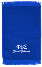 Load image into Gallery viewer, Hand Towels (GREEK) Life Fraternity PERSONALIZED FREE SHIPPING