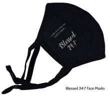 Load image into Gallery viewer, Blessed 24:7 Face Masks Adjustable FREE SHIPPING