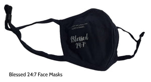 Blessed 24:7 Face Masks Adjustable FREE SHIPPING