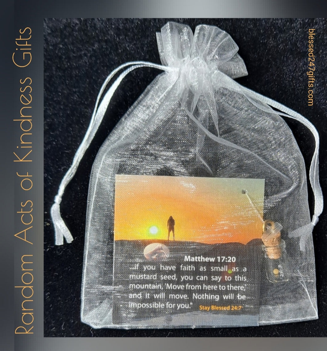 Mustard Seed FAITH Gift FREE SHIPPING (5pcs)