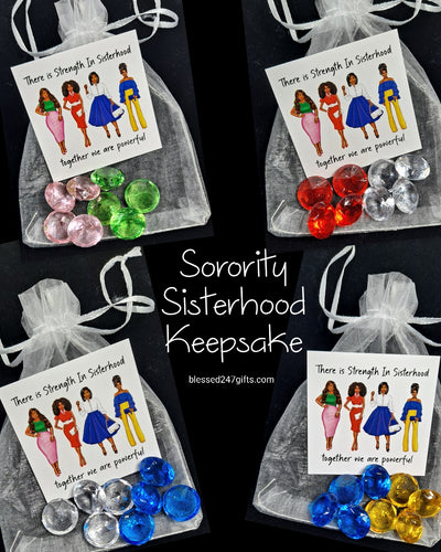 Sorority Sisterhood Keepsake Gifts (sold in sets of 5) FREE Shipping