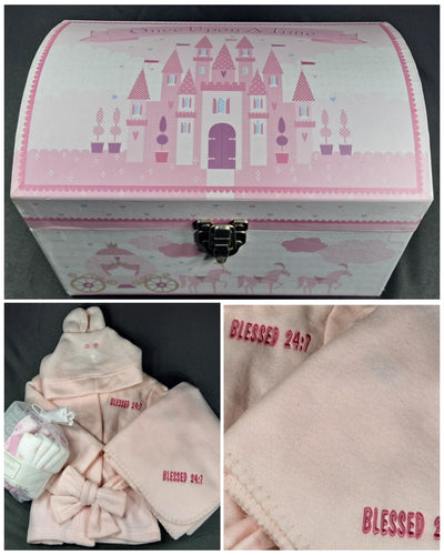 Baby Gift Box Set PINK CASTLE Local Pick Up
