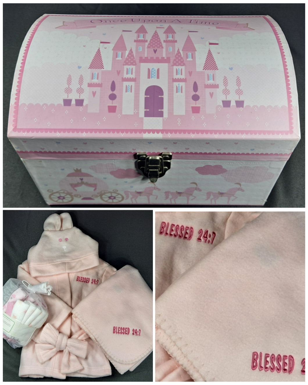 Baby Gift Box Set PINK CASTLE Local Pick Up